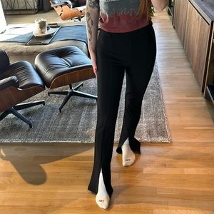NWOT H&M split hem fitted pants